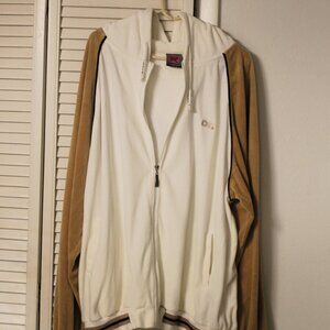 Mens Rare 2000's Vintage Dtek Jeans Hoodie Jacket 3XL